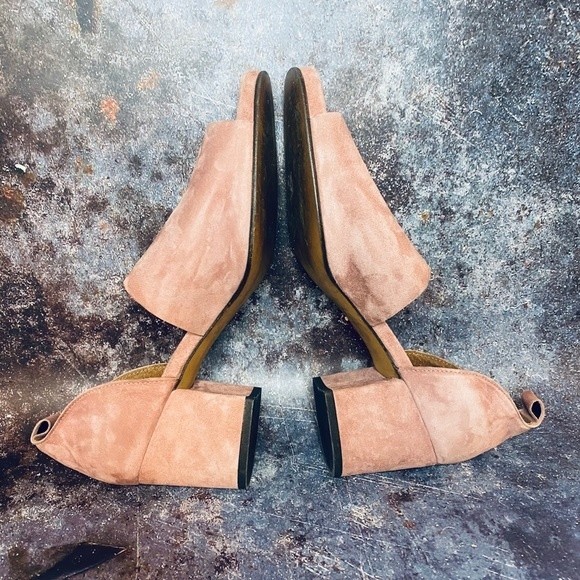 H London Women's Suede Heel - Pink - Picture 7 of 8